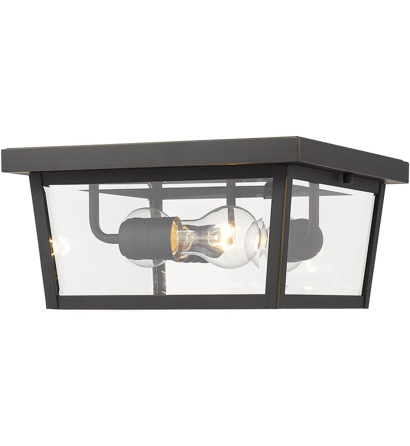 Z-Lite - Beacon 12" Outdoor Flush Mount by Z-Lite - Image 3