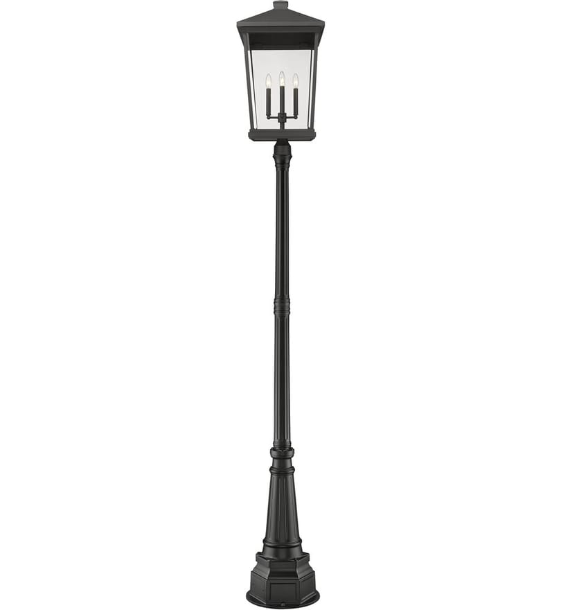 Z-Lite - 568PHXXLR-564P-BK - Beacon 113.25" Outdoor Post Light by Z-Lite - Image 4