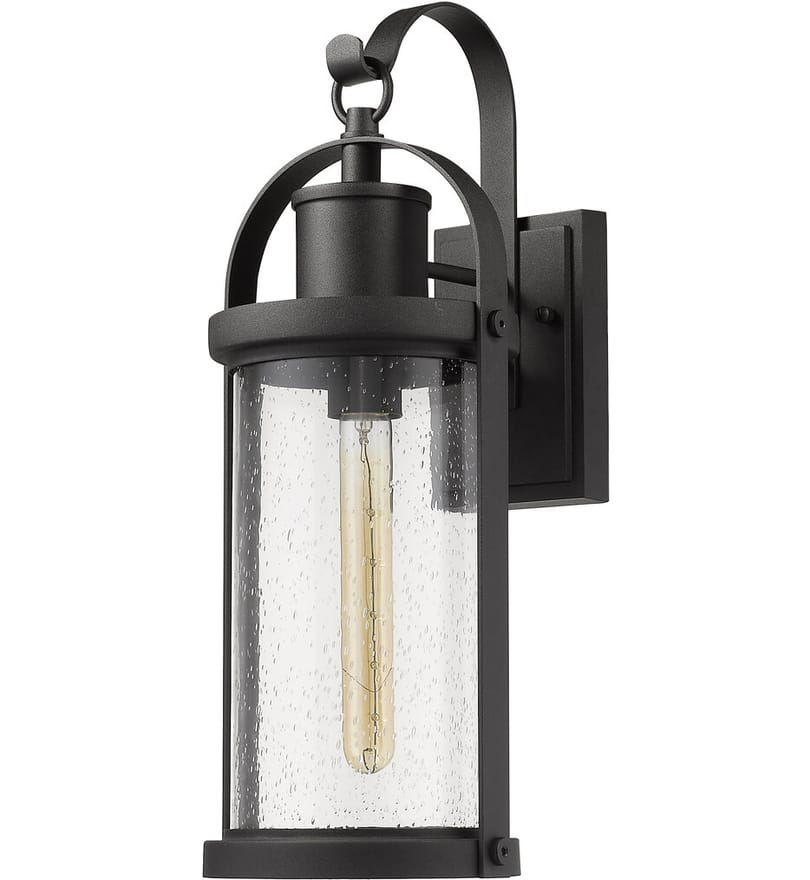 Z-Lite - 569M-BK - Roundhouse 19.5" Outdoor Wall Sconce by Z-Lite - Image 6