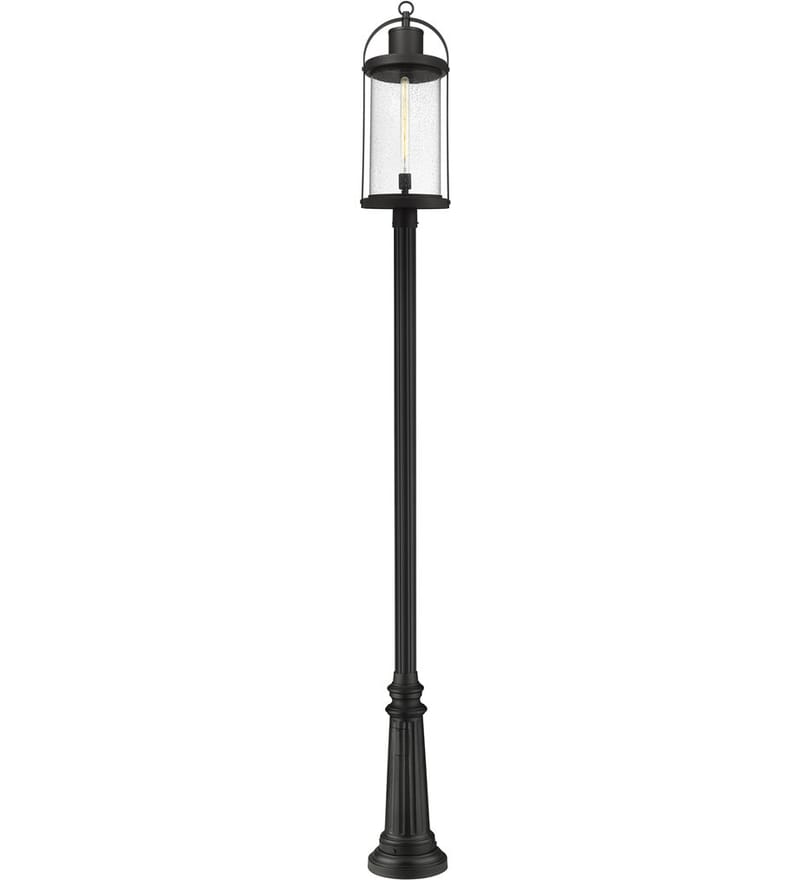 Z-Lite - 569PHXL-511P-BK - Roundhouse 125.75" Outdoor Post Light by Z-Lite - Image 4