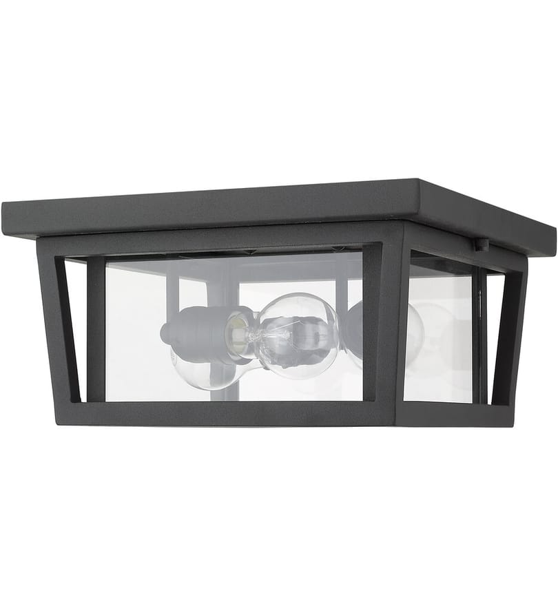 Z-Lite - Seoul 12" Outdoor Flush Mount by Z-Lite - Image 7
