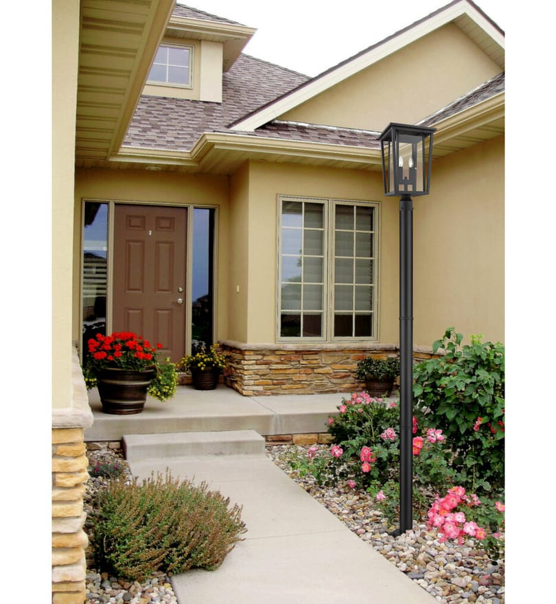 Z-Lite - 571PHBR-567P-BK - Seoul 93.25" Outdoor Post Light by Z-Lite - Image 2