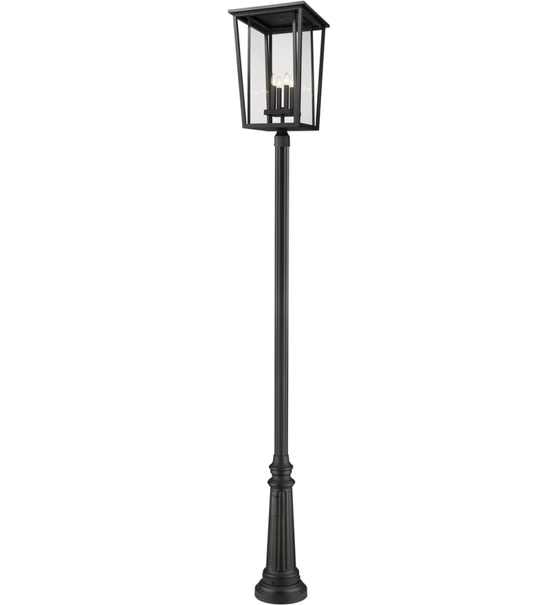 Z-Lite - 571PHXXLR-511P-BK - Seoul 125.5" Outdoor Post Light by Z-Lite
