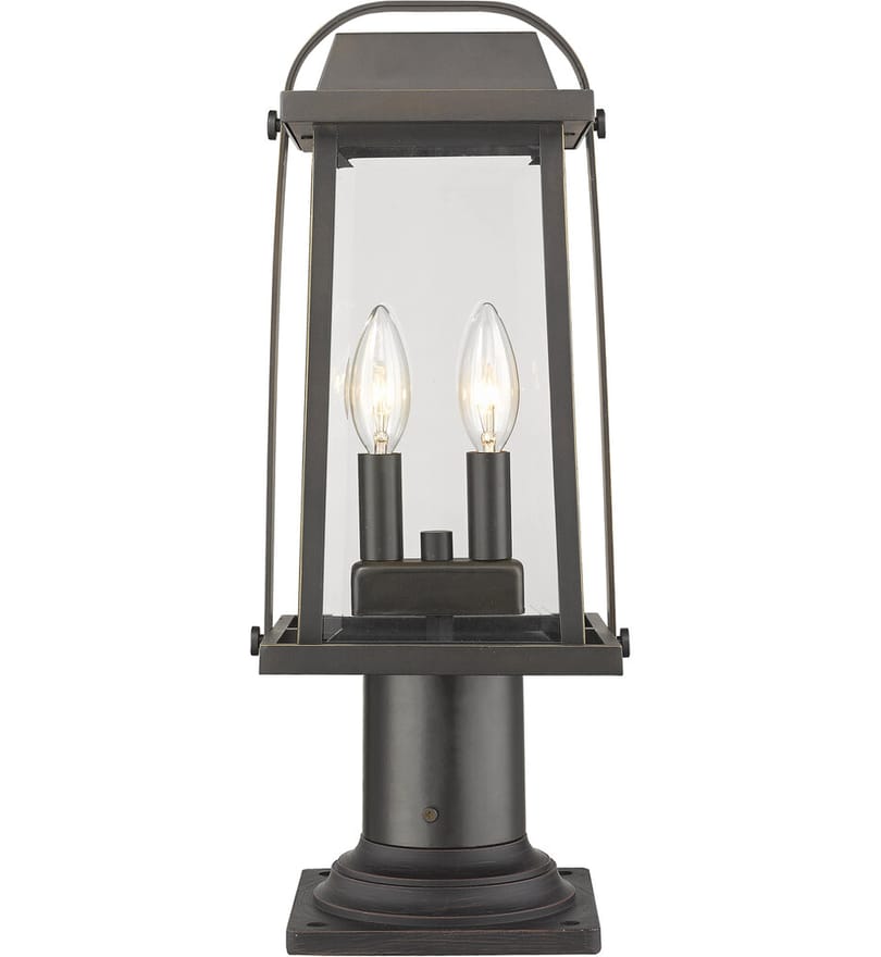Z-Lite - Millworks 18.75" Outdoor Pier Mount by Z-Lite