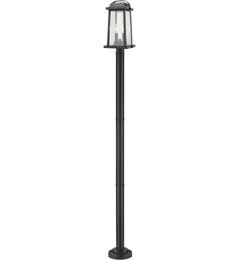 Z-Lite - 574PHMR-567P-BK - Millworks 88.75" Outdoor Post Light by Z-Lite
