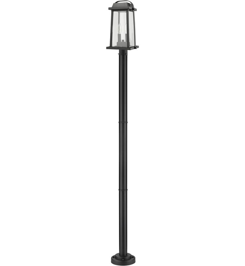 Z-Lite - 574PHMR-567P-BK - Millworks 88.75" Outdoor Post Light by Z-Lite - Image 4