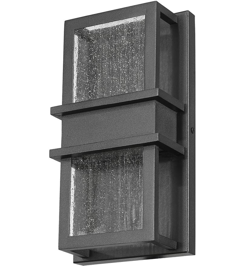 Z-Lite - 577S-BK-LED - Eclipse 12" Outdoor Wall Sconce by Z-Lite - Image 7