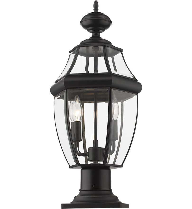 Z-Lite - 580PHM-533PM-BK - Westover 20.25" Outdoor Pier Mount by Z-Lite