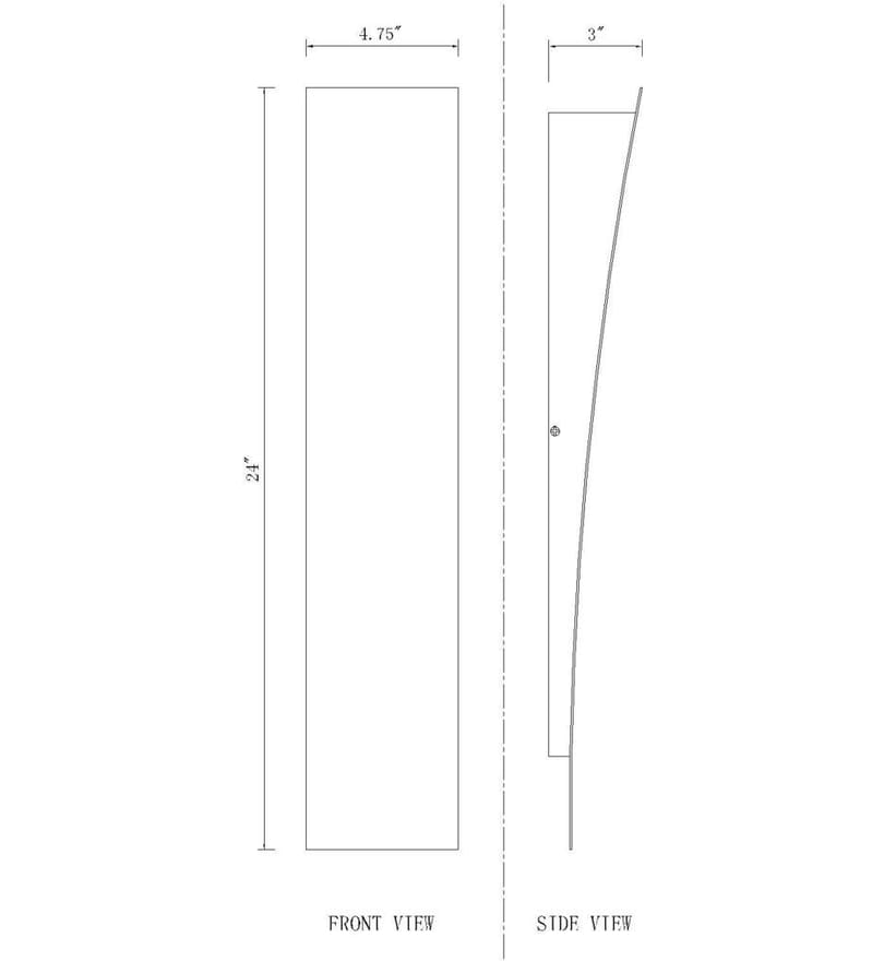 Z-Lite - 581B-BK-LED - Landrum 24" Outdoor Wall Sconce by Z-Lite - Image 8
