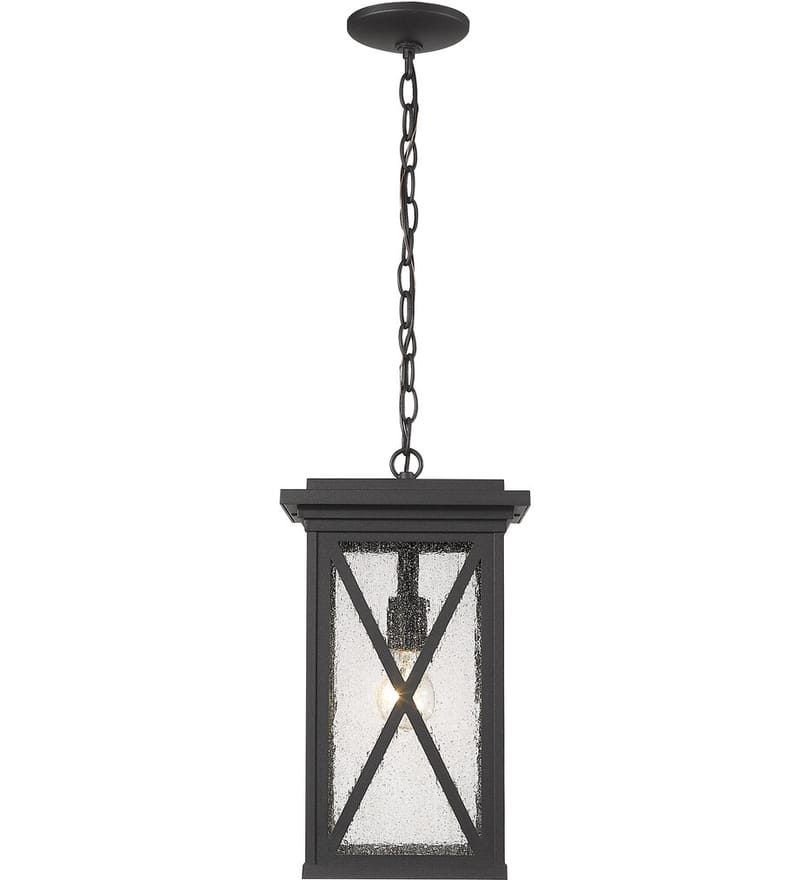 Z-Lite - 583CHB-BK - Brookside 9.5" Outdoor Pendant by Z-Lite - Image 4