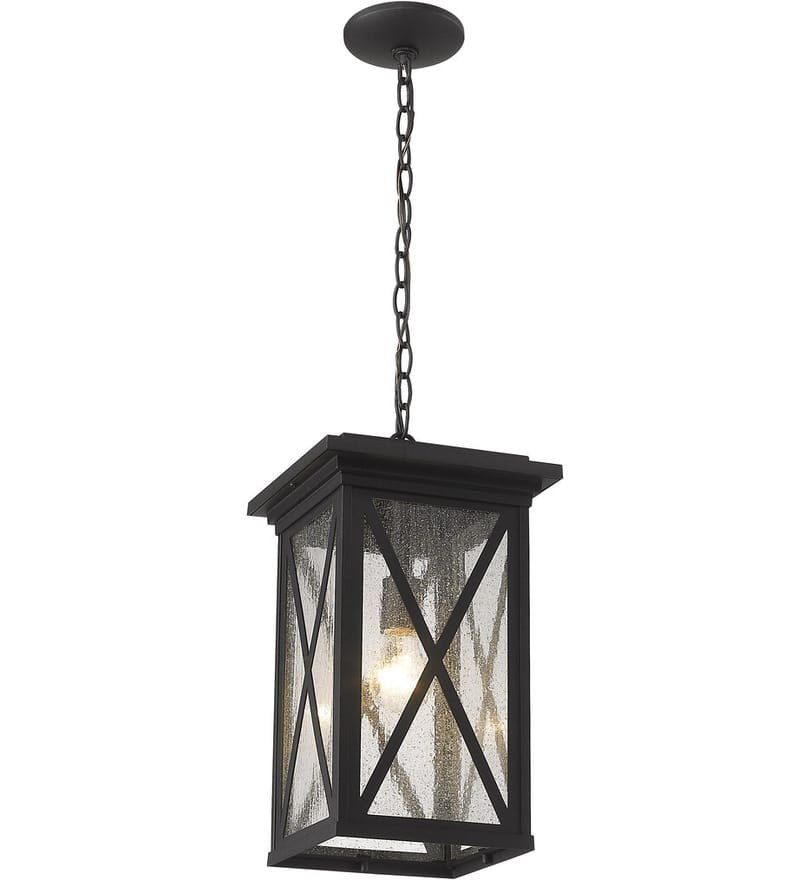 Z-Lite - 583CHB-BK - Brookside 9.5" Outdoor Pendant by Z-Lite - Image 5