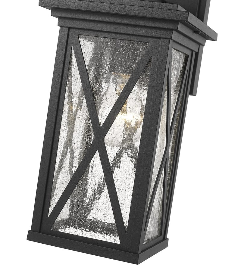 Z-Lite - 583S-BK - Brookside 12.25" Outdoor Wall Sconce by Z-Lite - Image 6