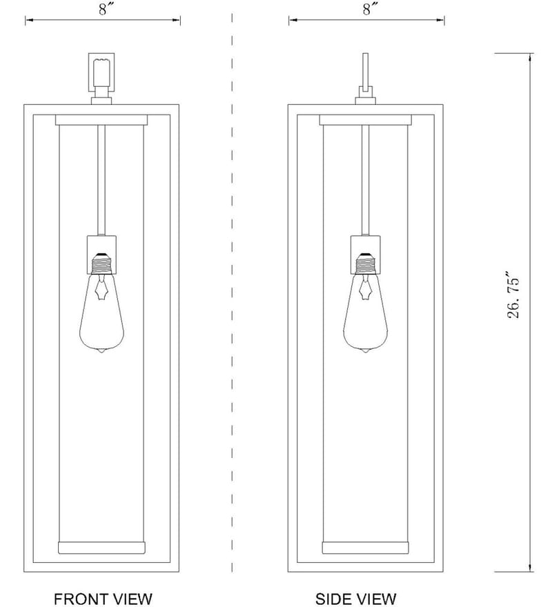 Z-Lite - Dunbroch 8" Outdoor Pendant by Z-Lite - Image 7