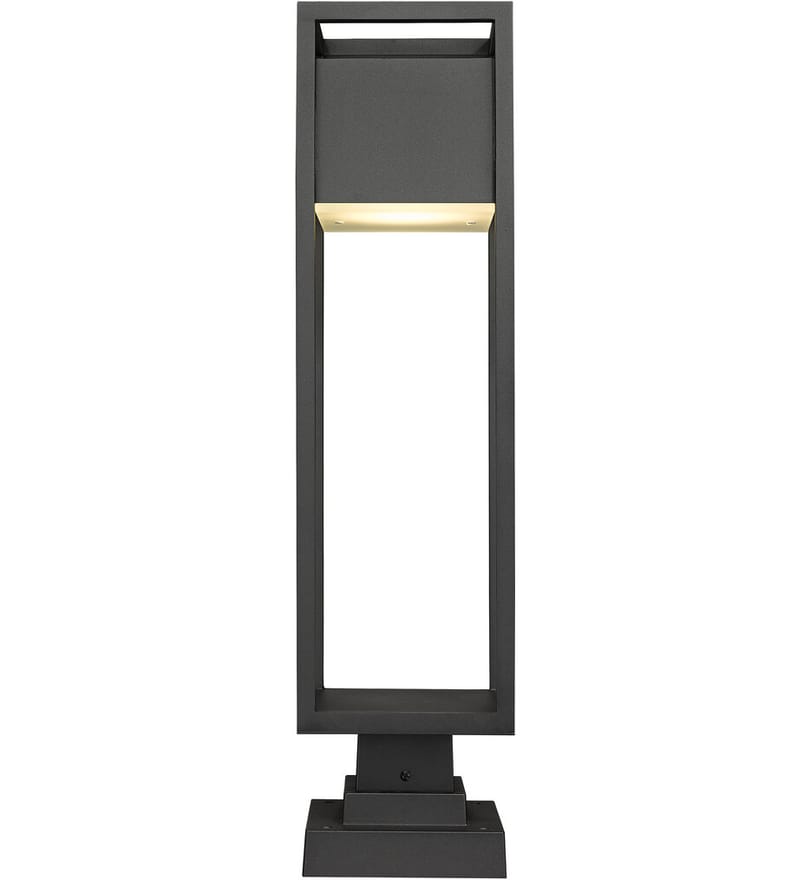 Z-Lite - 585PHBS-SQPM-BK-LED - Barwick 28.25" Outdoor Pier Mount by Z-Lite - Image 4