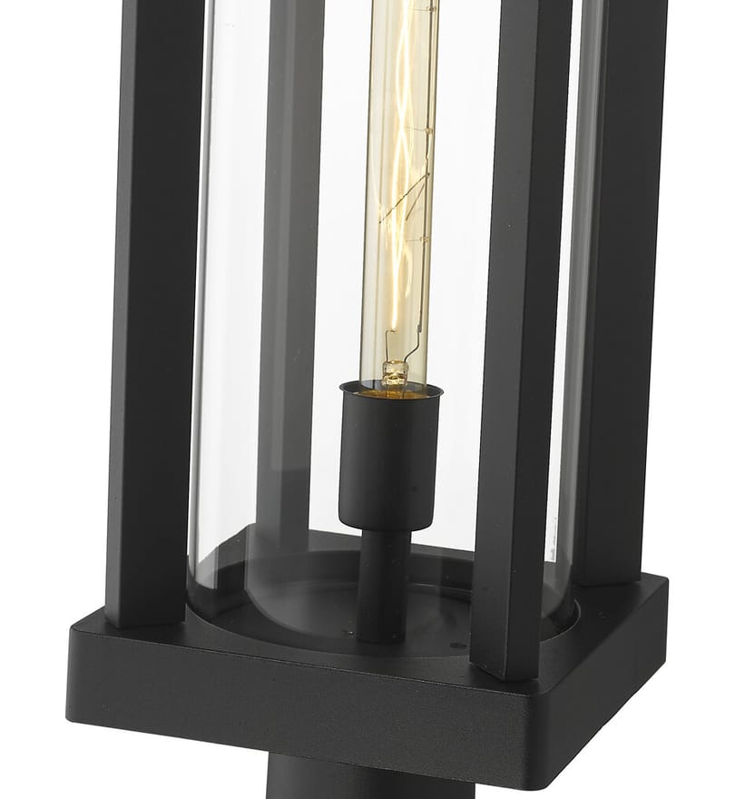 Z-Lite - 586PHBR-BK - Glenwood 20" Outdoor Post Mount by Z-Lite - Image 4