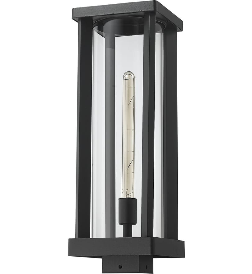 Z-Lite - 586PHBS-BK - Glenwood 20" Outdoor Post Mount by Z-Lite - Image 5