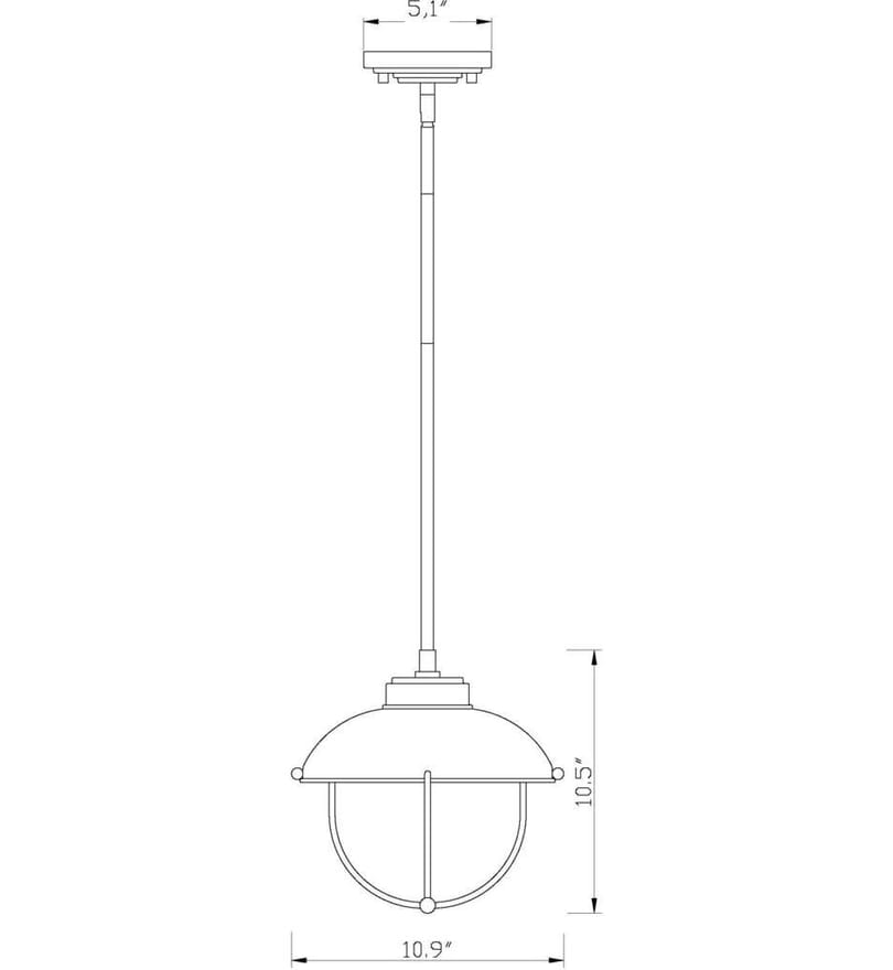 Z-Lite - Ansel 11" Outdoor Pendant by Z-Lite - Image 8