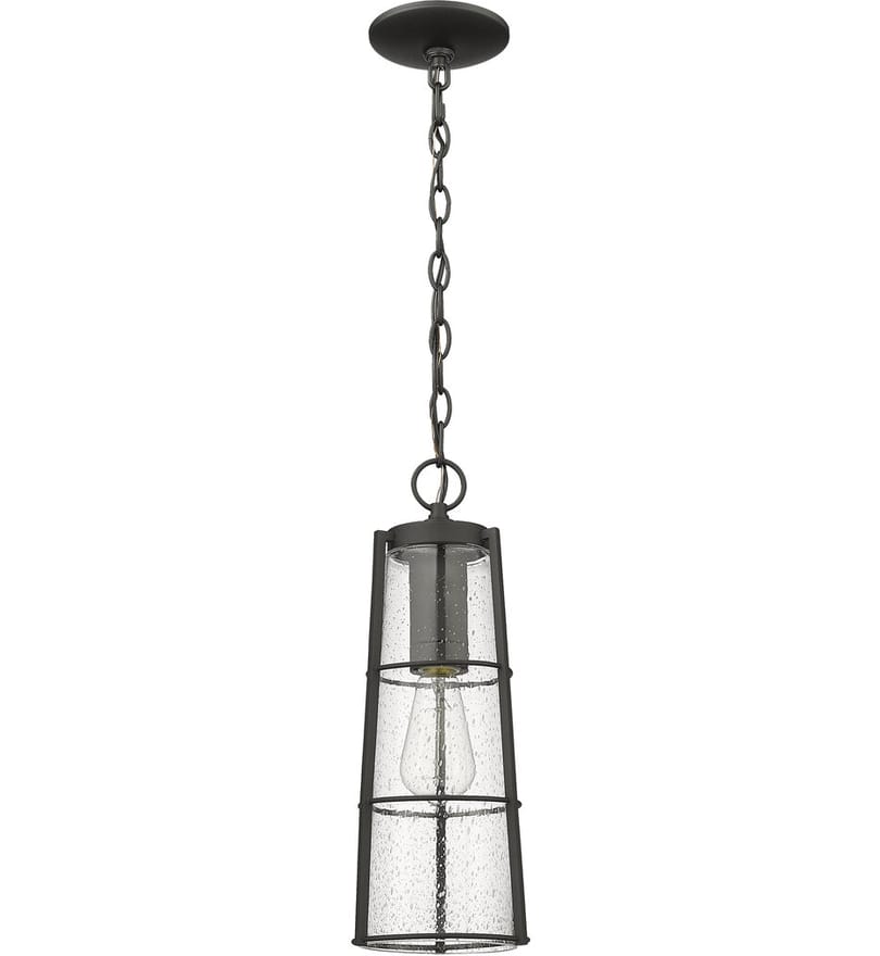 Z-Lite - 591CHB-BK - Helix 6" Outdoor Pendant by Z-Lite - Image 7