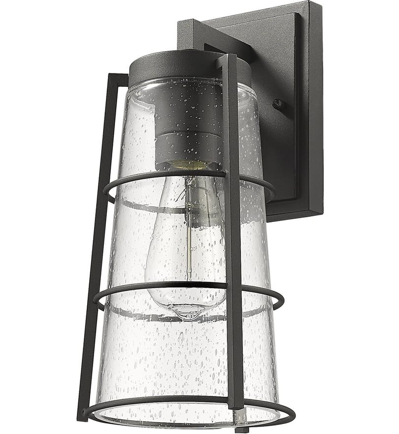 Z-Lite - 591M-BK - Helix 13" Outdoor Wall Sconce by Z-Lite - Image 7