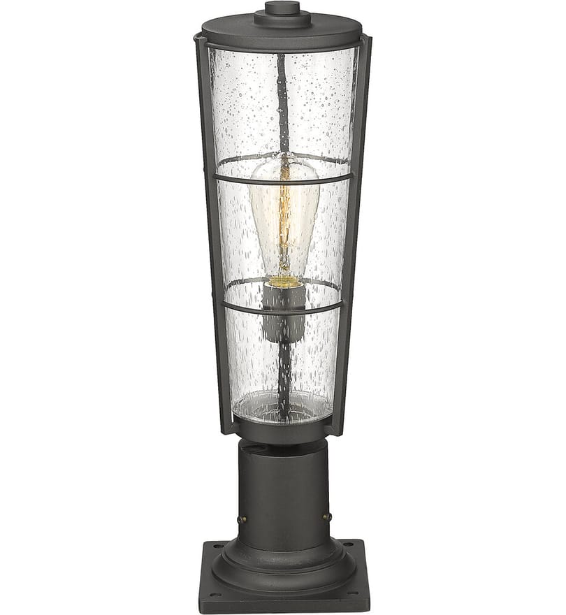 Z-Lite - 591PHB-533PM-BK - Helix 21.25" Outdoor Pier Mount by Z-Lite - Image 4