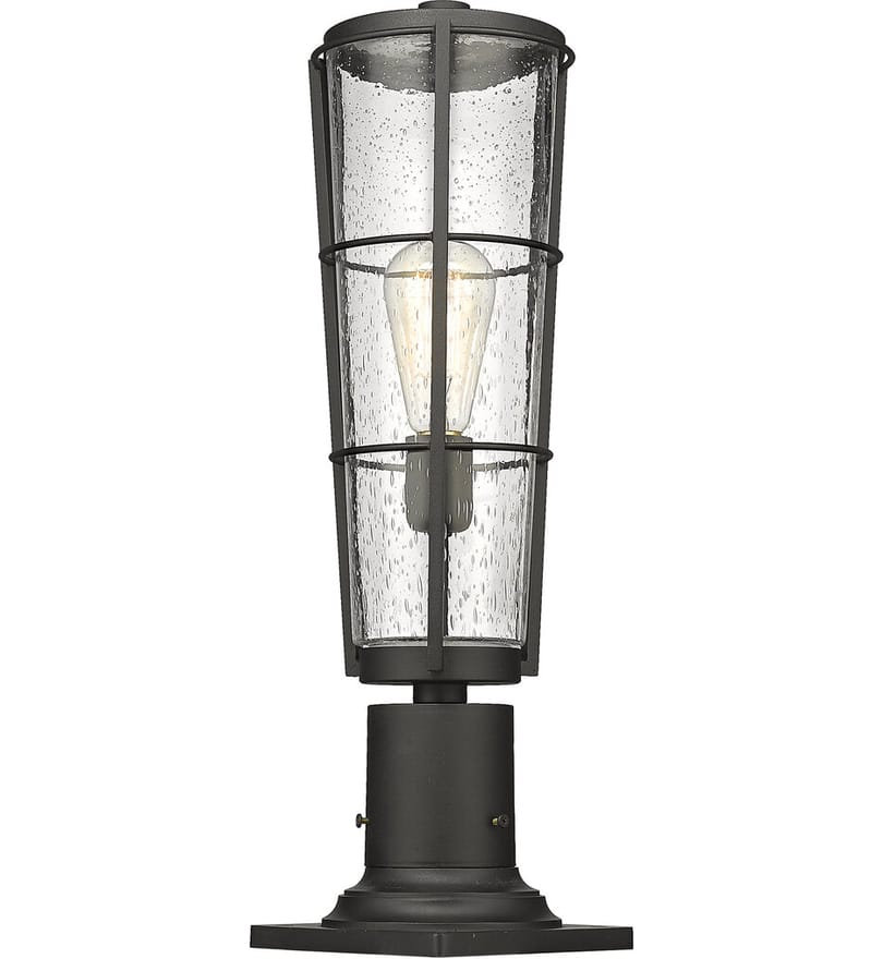 Z-Lite - 591PHB-533PM-BK - Helix 21.25" Outdoor Pier Mount by Z-Lite - Image 5