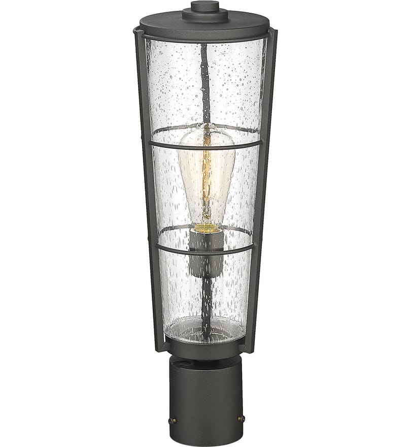 Z-Lite - 591PHB-BK - Helix 19.5" Outdoor Post Mount by Z-Lite - Image 2