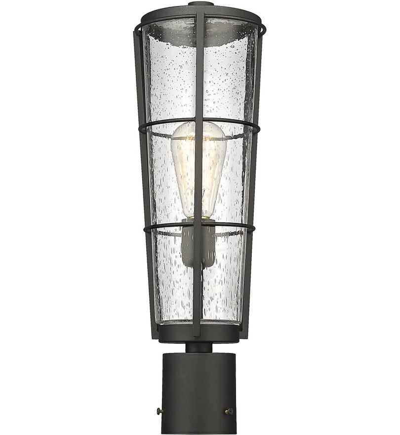Z-Lite - 591PHB-BK - Helix 19.5" Outdoor Post Mount by Z-Lite - Image 3