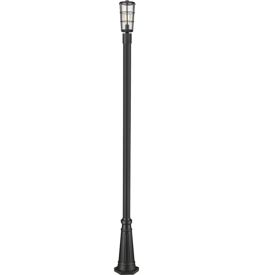 Z-Lite - 591PHM-519P-BK - Helix 109.25" Outdoor Post Light by Z-Lite