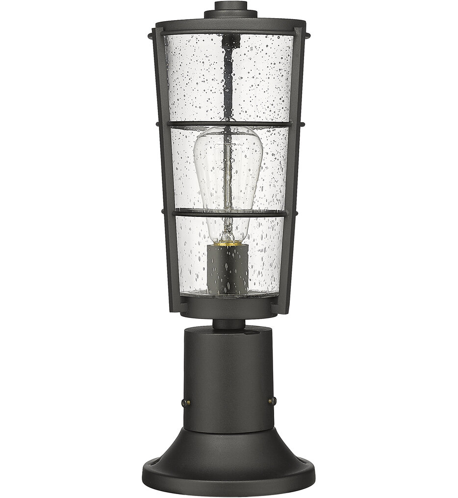 Z-Lite - 591PHM-553PM-BK - Helix 18" Outdoor Pier Mount by Z-Lite - Image 7