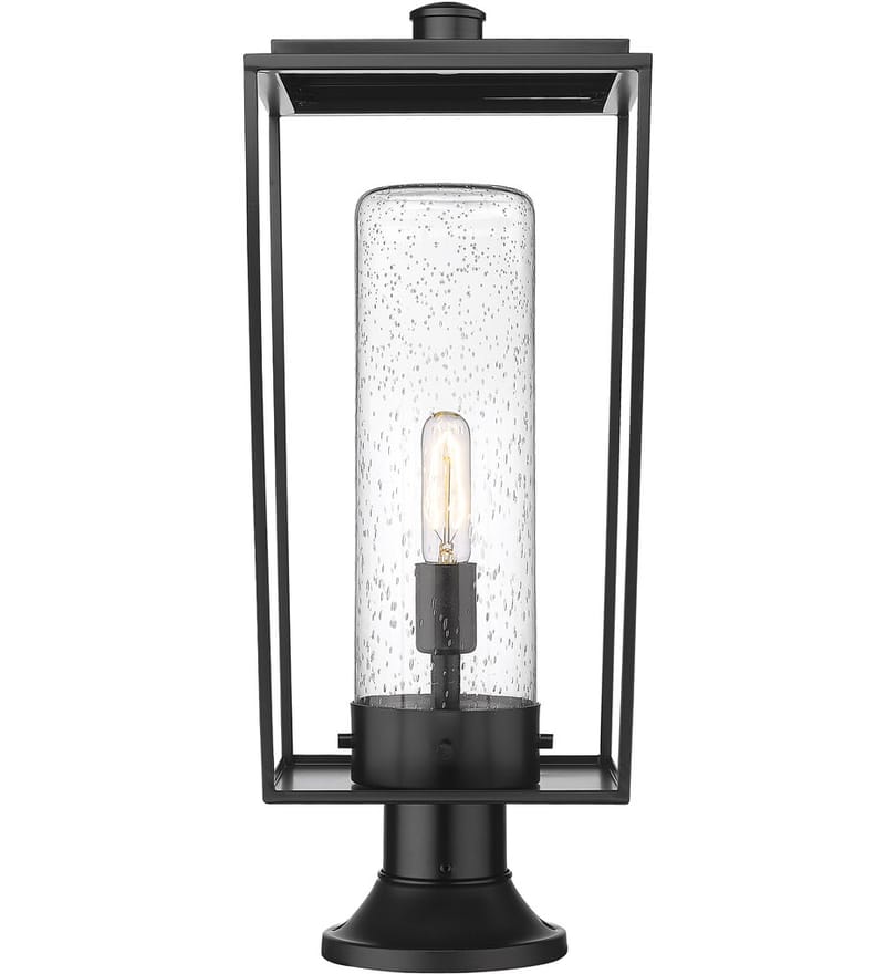 Z-Lite - 594PHBR-553PM-BK - Sheridan 24.5" Outdoor Pier Mount by Z-Lite - Image 5