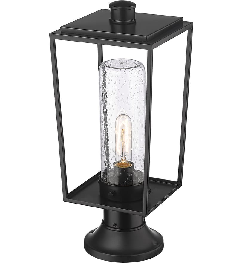 Z-Lite - 594PHMR-553PM-BK - Sheridan 19.5" Outdoor Pier Mount by Z-Lite - Image 5