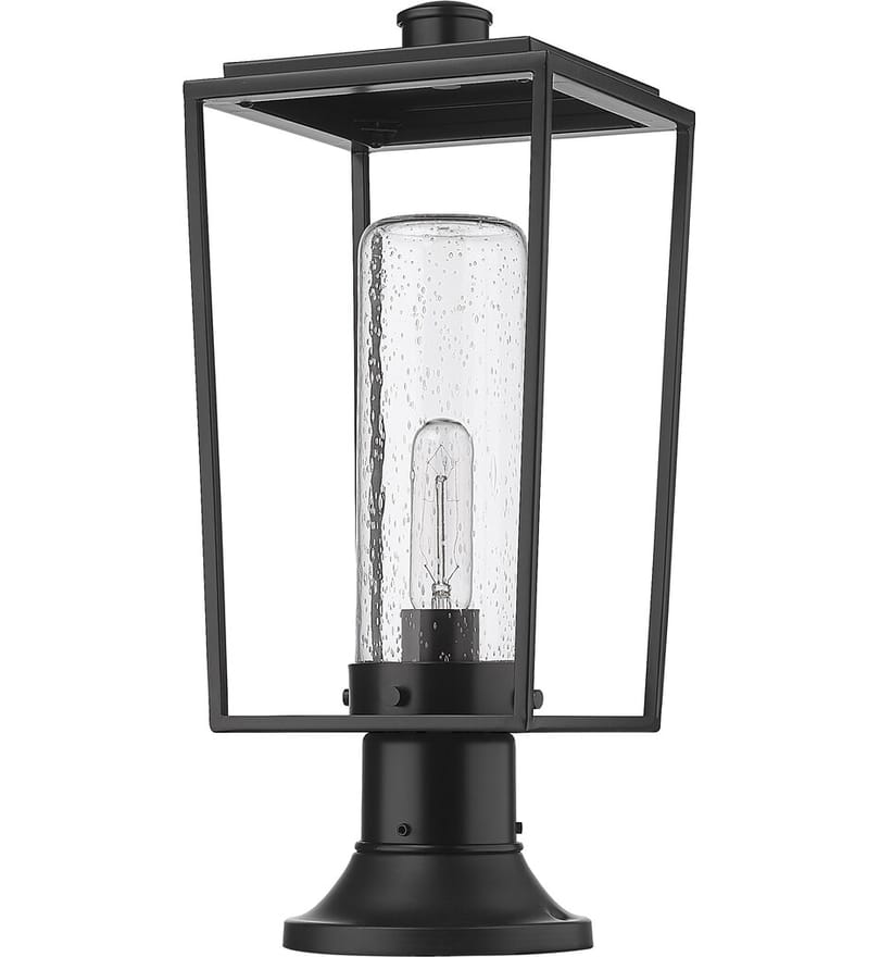 Z-Lite - 594PHMR-553PM-BK - Sheridan 19.5" Outdoor Pier Mount by Z-Lite - Image 7