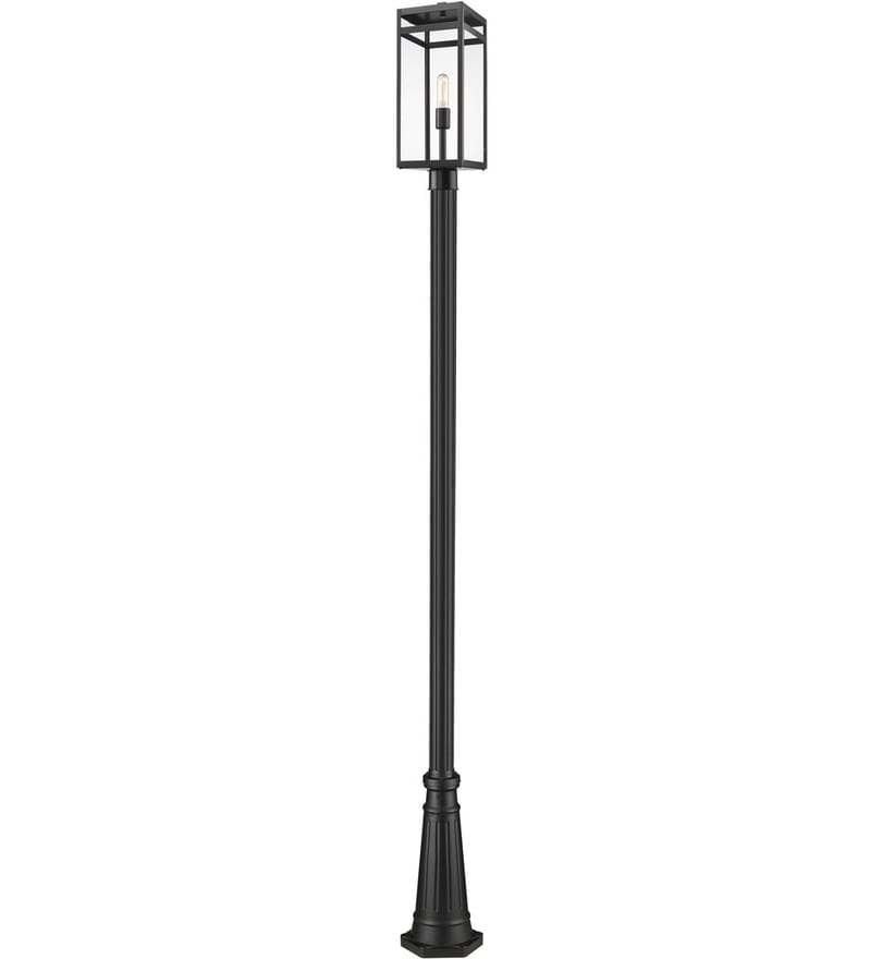 Z-Lite - 596PHBR-519P-BK - Nuri 115.5" Outdoor Post Light by Z-Lite - Image 5