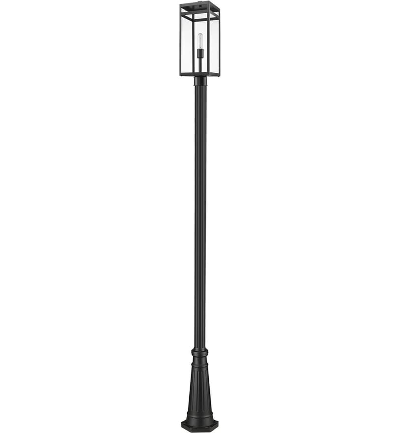 Z-Lite - 596PHBR-519P-BK - Nuri 115.5" Outdoor Post Light by Z-Lite - Image 7