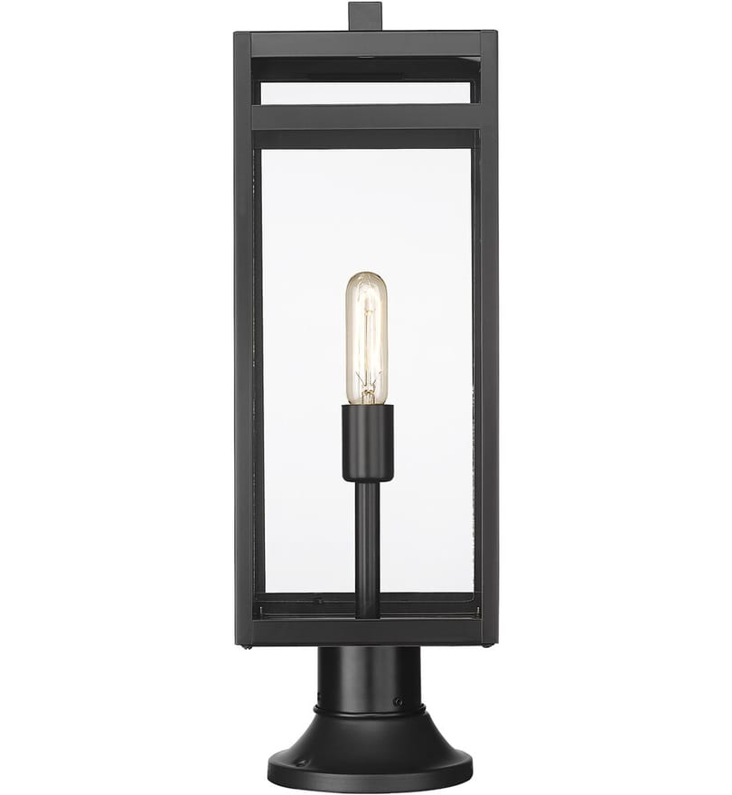 Z-Lite - 596PHBR-553PM-BK - Nuri 23.5" Outdoor Pier Mount by Z-Lite - Image 2