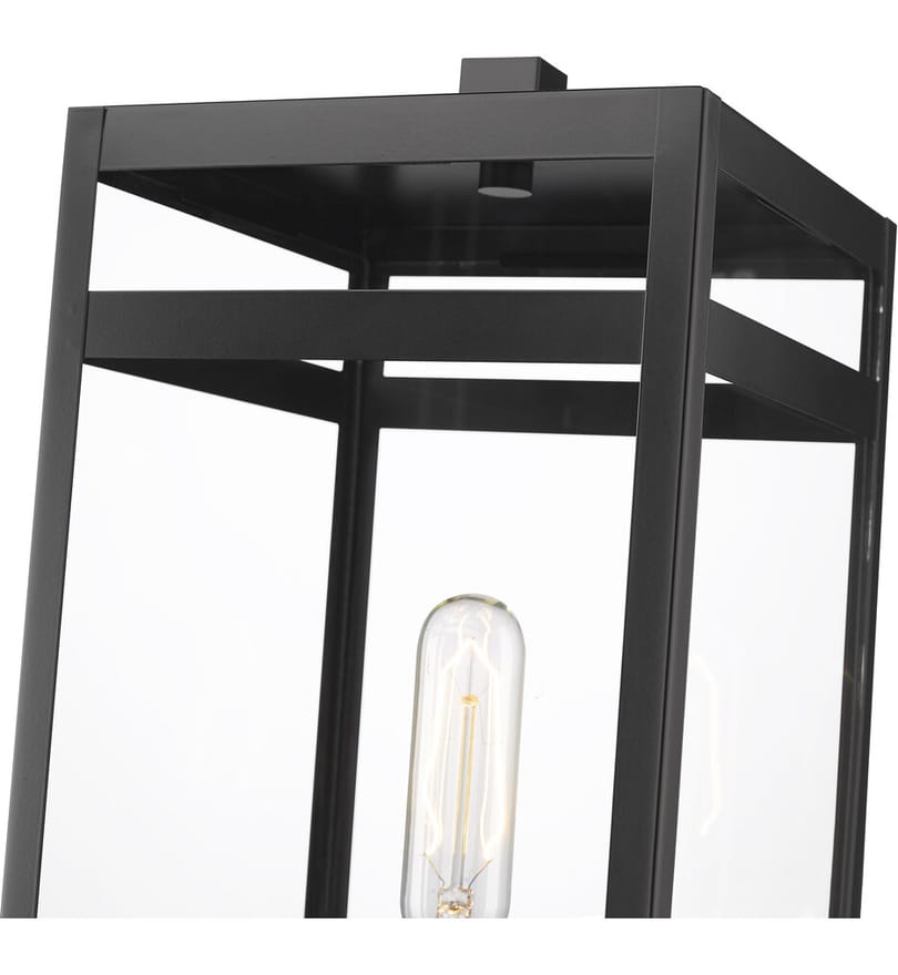 Z-Lite - 596PHMS-SQPM-BK - Nuri 19.5" Outdoor Pier Mount by Z-Lite - Image 4