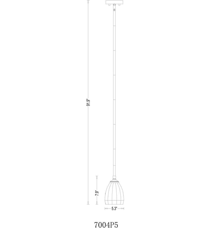 Z-Lite - 7004P5-MGLD - Oren 5.5" Pendant by Z-Lite - Image 7