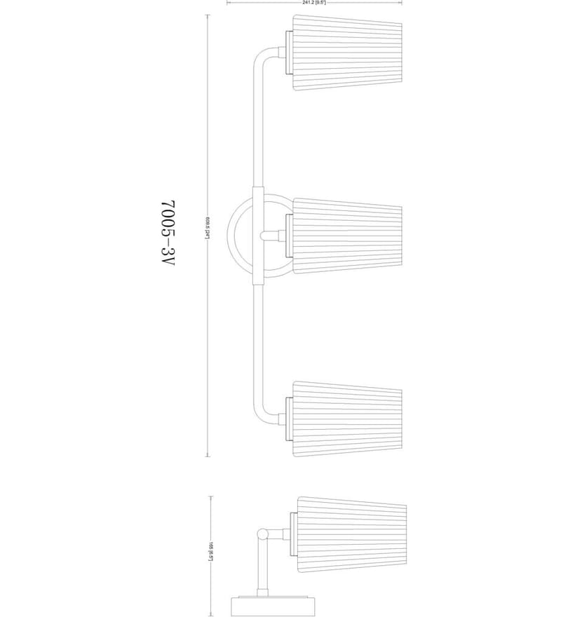 Z-Lite - 7005-3V-MGLD - Montford 24" Bath Vanity Light by Z-Lite - Image 7