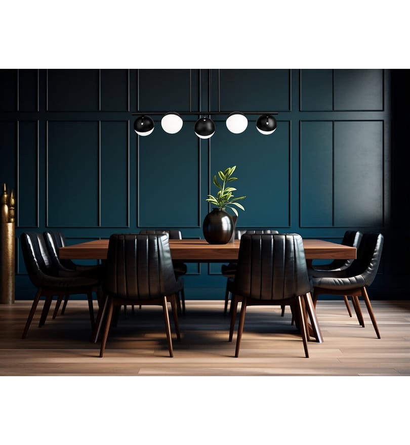 Z-Lite - 7517-5L-MB - Realm Sphere 42" Chandelier by Z-Lite - Image 2