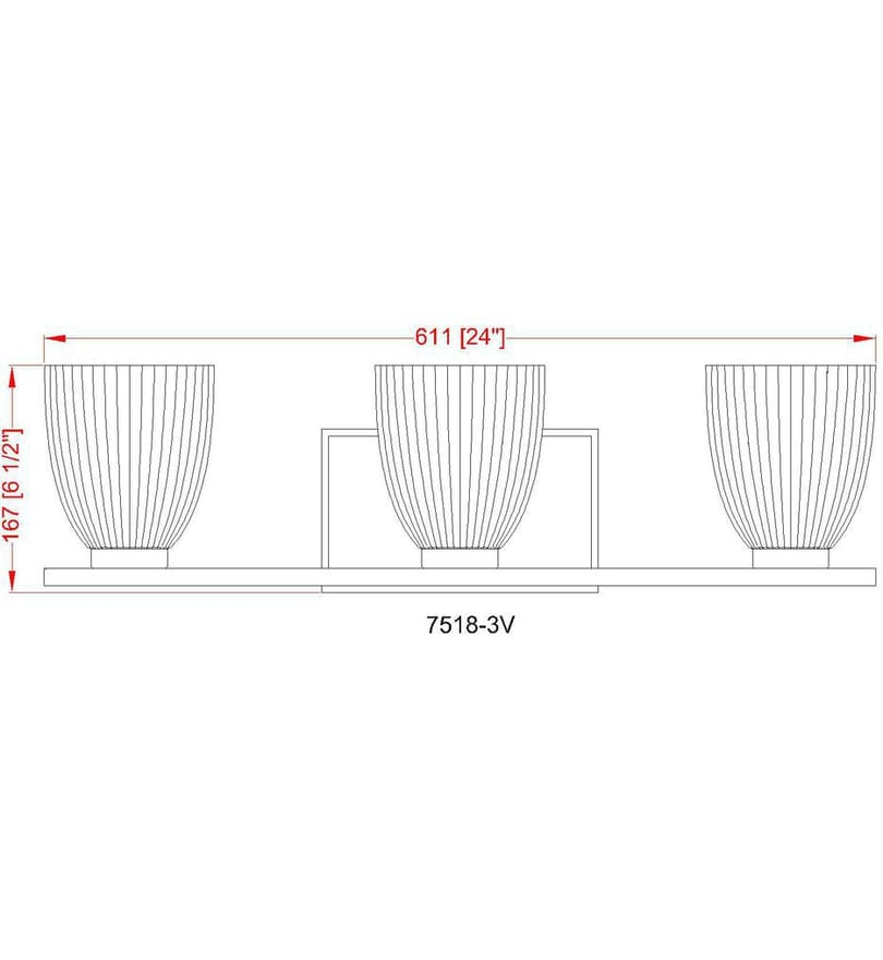 Z-Lite - 7518-3V-MGLD - Naya 24" Bath Vanity Light by Z-Lite - Image 7