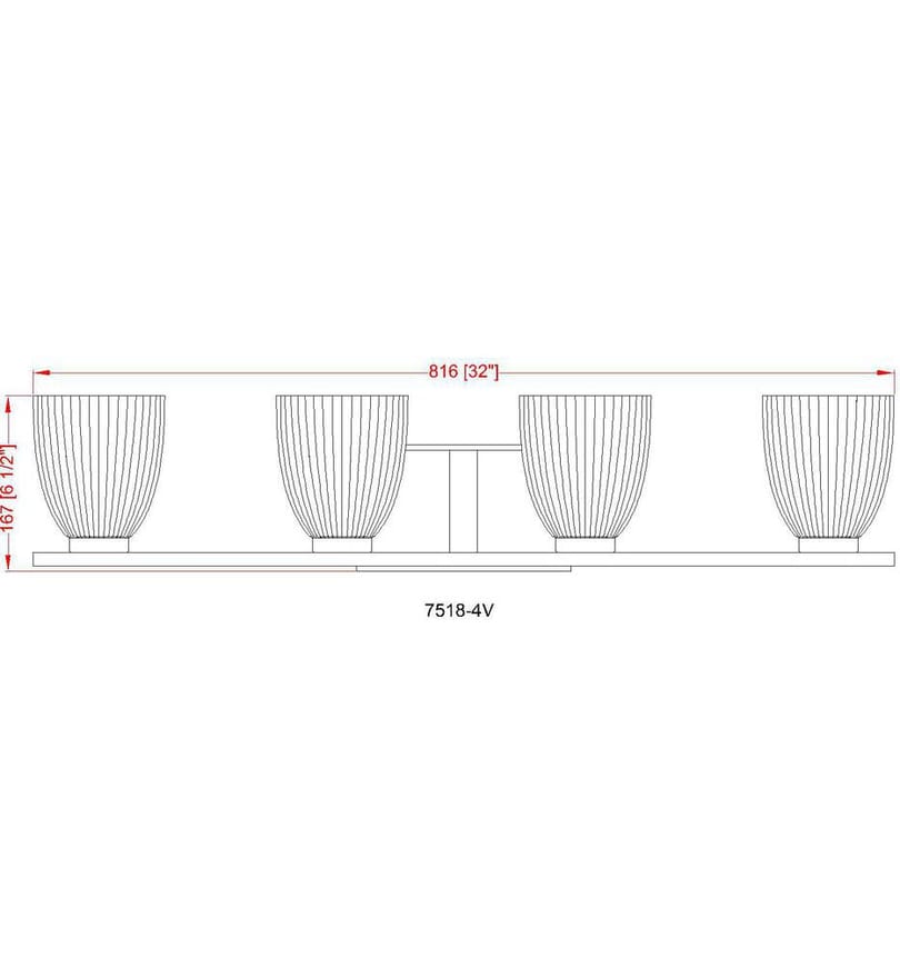 Z-Lite - 7518-4V-CH - Naya 32" Bath Vanity Light by Z-Lite - Image 7