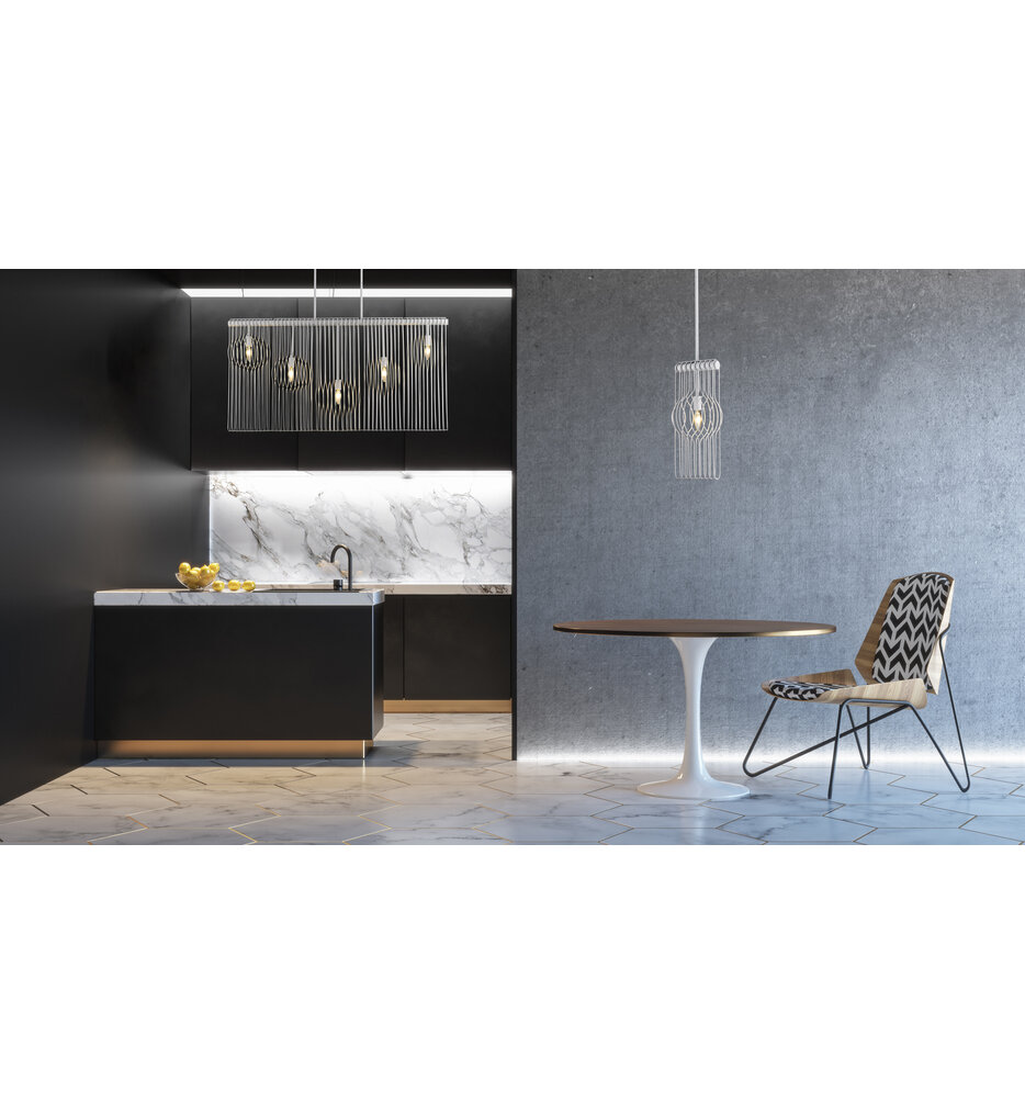 Z-Lite - 801-5L-WH - Contour 45.75" Chandelier by Z-Lite - Image 2