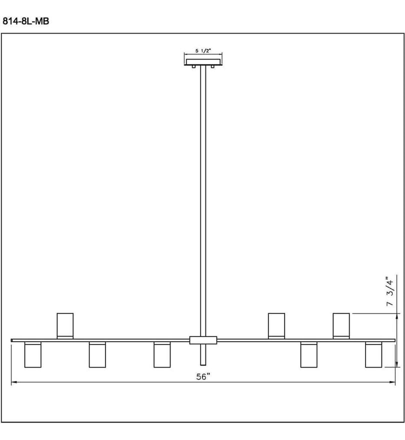 Z-Lite - Calumet 56" Island Light by Z-Lite - Image 8