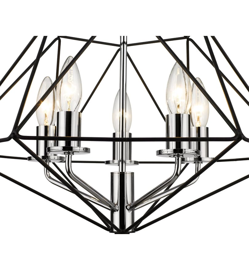 Z-Lite - 918-14MB-CH - Geo 14.25" Chandelier by Z-Lite - Image 6