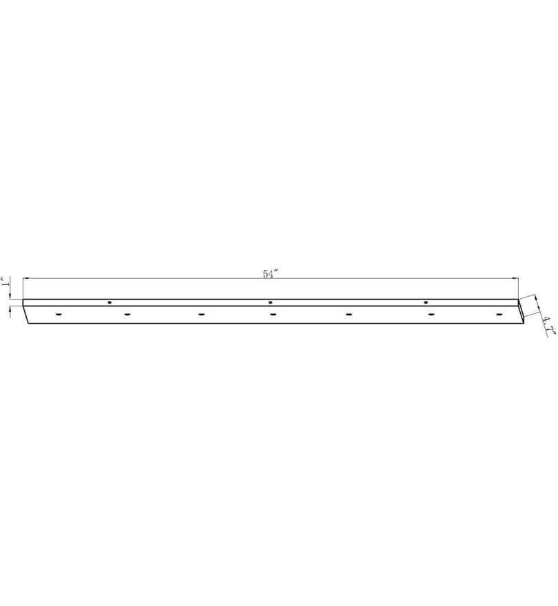 Z-Lite - CP5407L-BN - 54" Multi Point Canopy by Z-Lite - Image 2